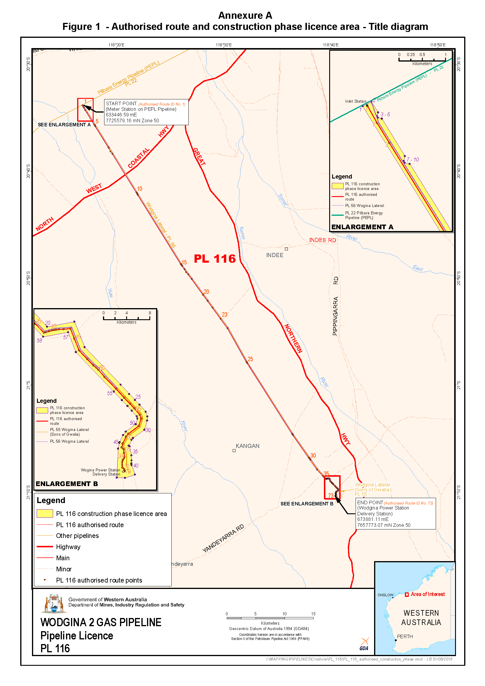 WA Wodgina 2 Lateral Gas Pipeline AEMC